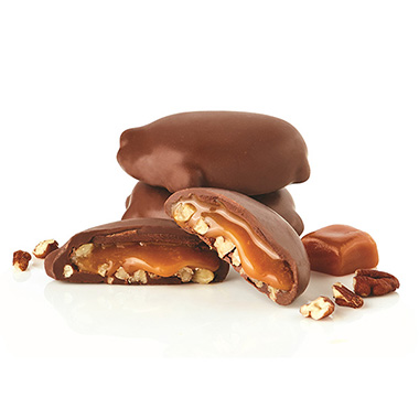 An instant classic, Pixies are born - they' ; re the perfect blend of hand-poured caramel, lightly roasted pecans, and chocolate.